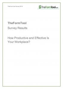 How Productive Effective Is Your Workplace?